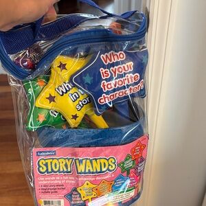 Lakeshore Story Wands - Yellow, Green, Blue, teal, orange, purple, red